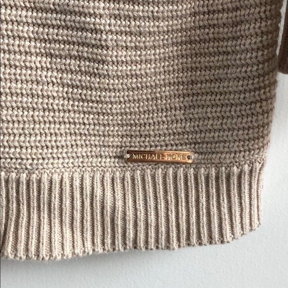 MICHAEL Michael Kors Oatmeal Knit Sweater - Picture 4 of 9